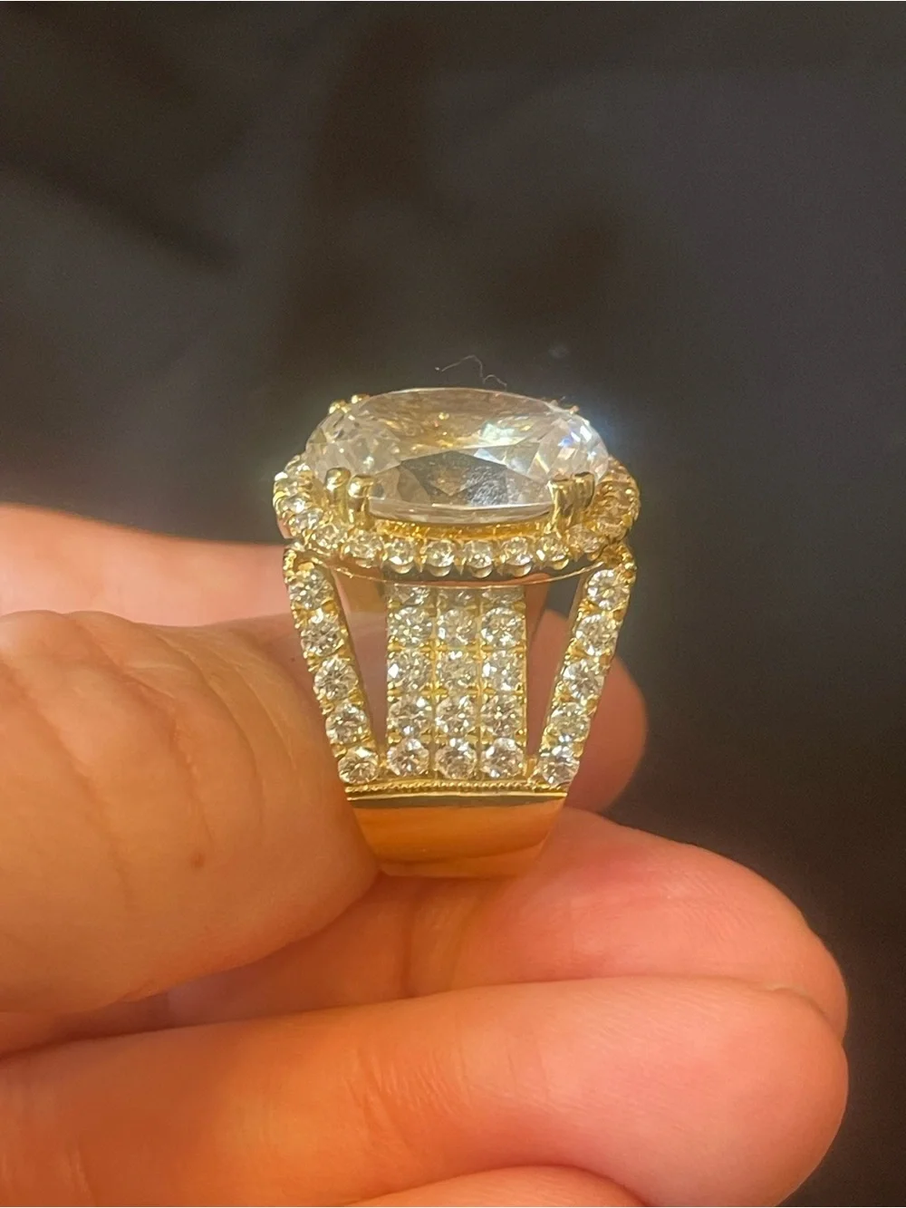Custom 14k Gold Diamond Ring (Firm price)